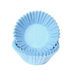 Blå Petit Four formar, ca 100 st (Soft Blue)